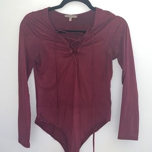 Cranberry bodysuit